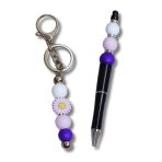 Szilikon kulcstartó és toll szettek