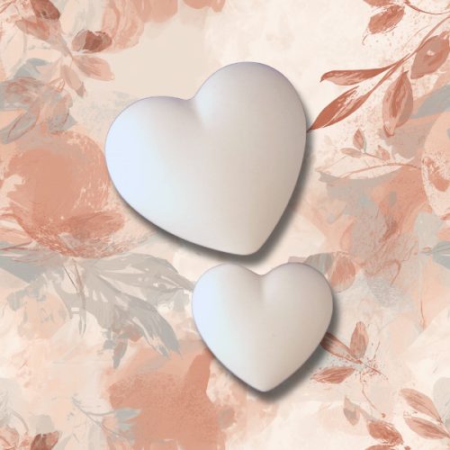 Festhető kavicsok - szív szett -